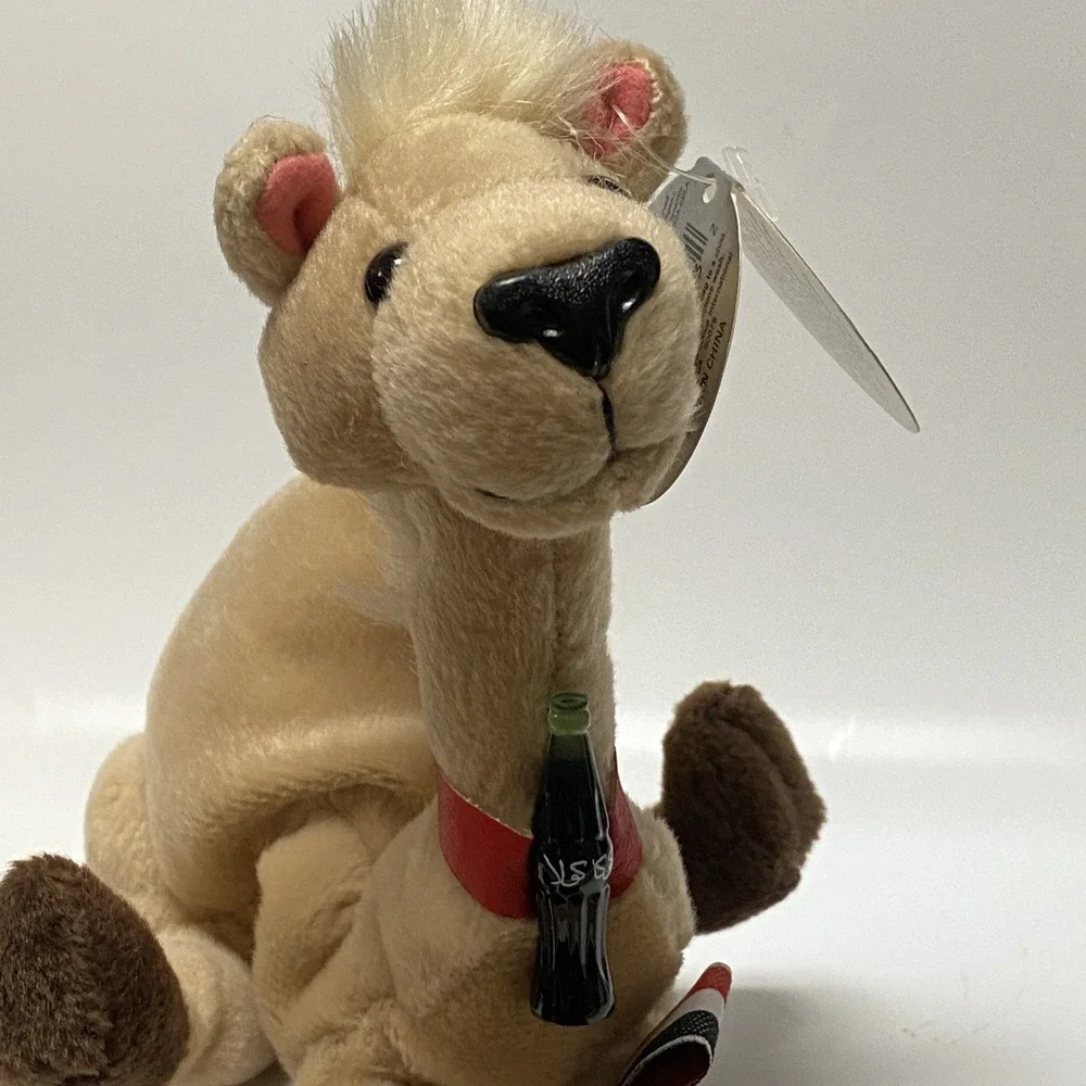 Vintage Coca-Cola International Bean Bag Plush‎ #238 Egypt Ramel Camel 1999